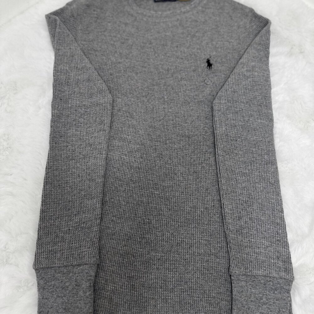 Polo Ralph Lauren Men’s Gray Long Sleeve T-Shirt - Picture 4 of 11